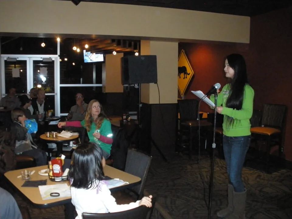 Jing Jing asking more tough questions of the crowd