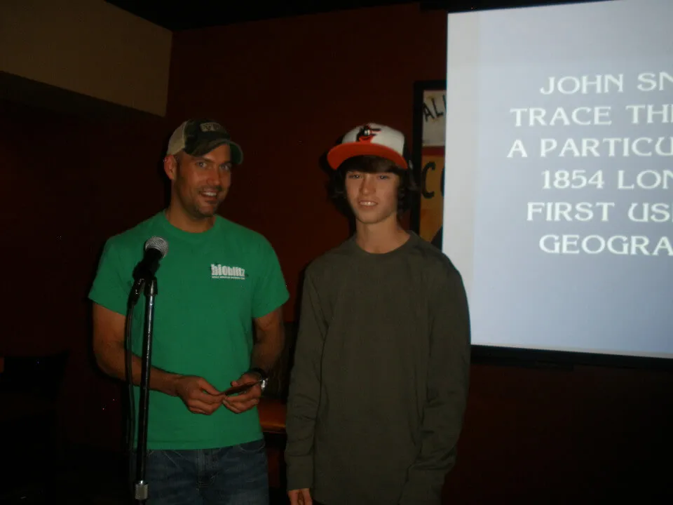 Cole Harner correctly answered which disease was geographically mapped by John Snow