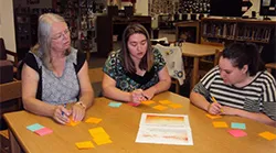 Women attending a workshop